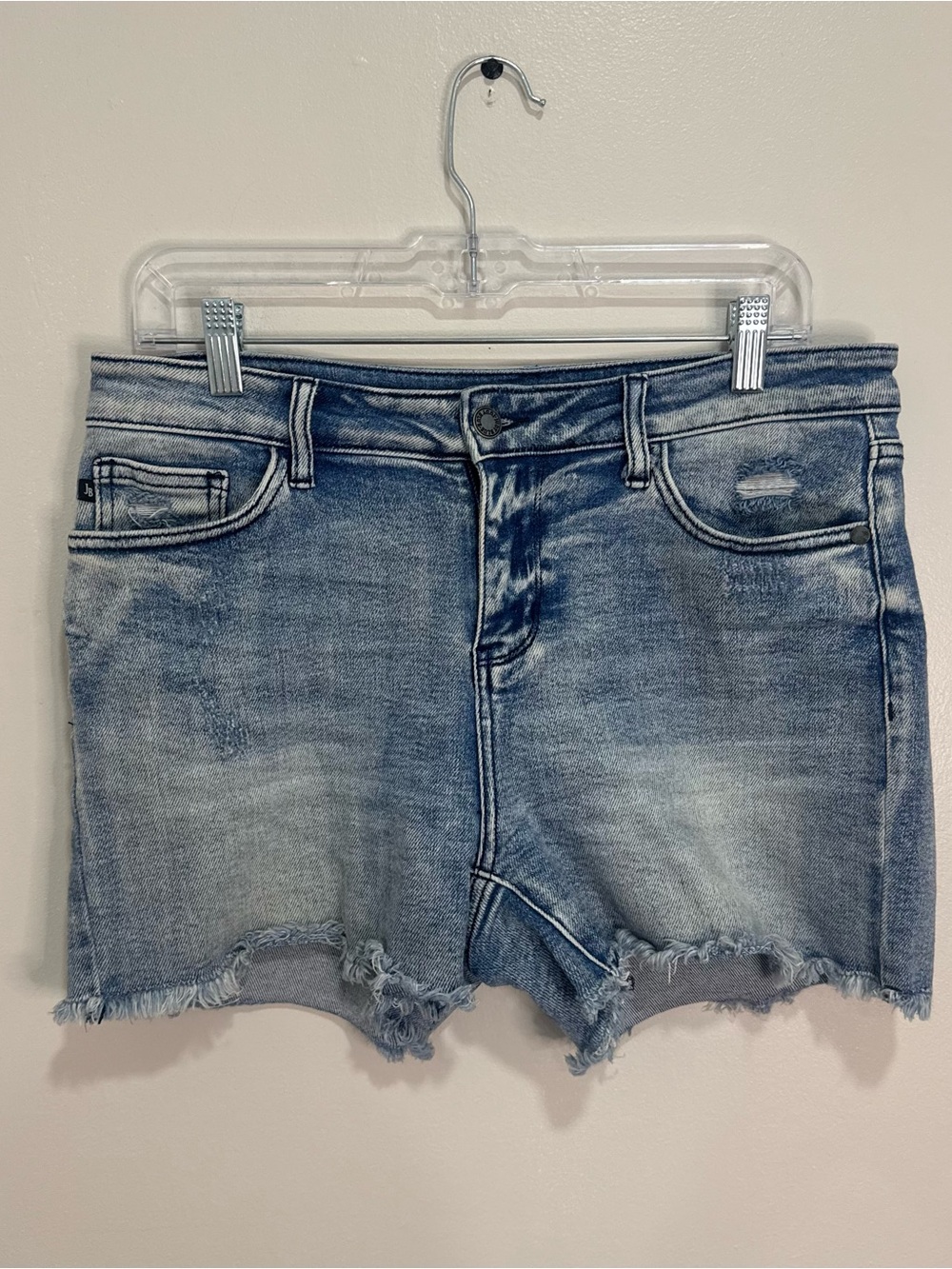 Judy Blue Denim Jean Shorts Medium - Picture 2 of 8